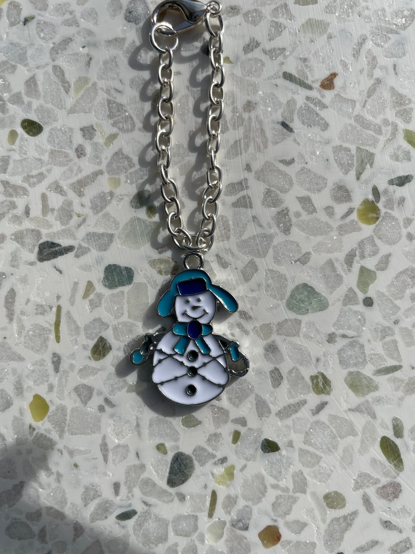 Holiday lights snowman